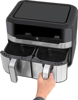 Heinrich's HFR 8214 - Dubbele airfryer - heteluchtfriteuse - 2 x 4.5 liter — thumbnail 4