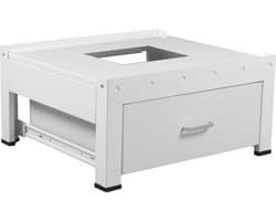 Wasmachine verhoger Ard – Verstelbaar – Met opberglade – Wit