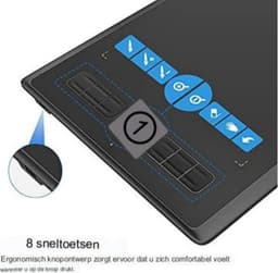 Tekentablet Met Scherm - Grafische Tablet - Zwart - 8,5inch — thumbnail 3