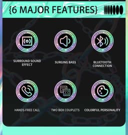 Mini speaker- X1 bluetooth draagbaar outdoor speaker- draagbare waterdicht speaker- 5 cm x 5 cm x 3,6 cm, paarse kleur. — thumbnail 4