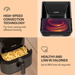AeroVital Deluxe heteluchtfriteuse 1700 watt 5,4 liter edelstaal — thumbnail 7