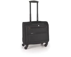 Gabol Pilotos - Handbagage Laptop Koffer - 4 wielen - Zwart