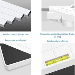 Multifunctionele Wasmachine Verhoger – Onderstel – Verstelbaar in Hoogte – Extra Stevig & Stabiel – 4 Poten– 200kg Belastbaar – Opbouwmeubel — thumbnail 5