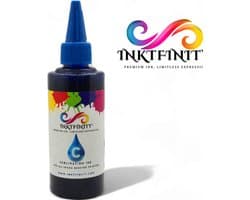 Inktfinity (C) Cyaan | Premium Dye Sublimatie inkt | 100 ml | Geschikt voor alle Epson Printers! (Alleen geschikt voor hittepers!)