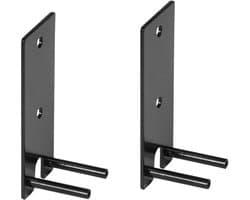 2 stuks - muurbeugel voor luidsprekers - Universele - 70*30*25mm - luidspreker muurbeugel set voor luidsprekers - zwart - Metaal