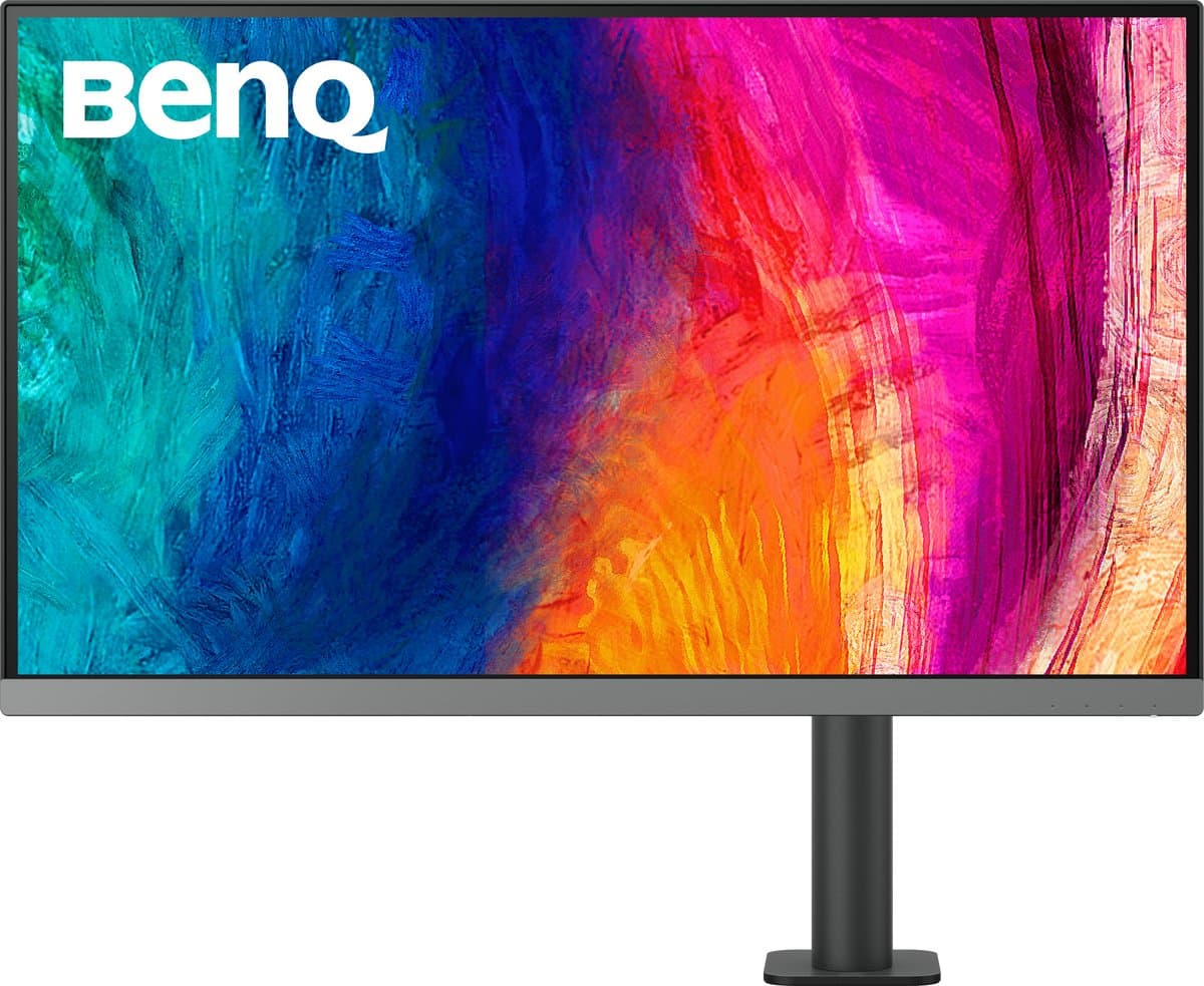 BenQ Creative Pro PD2706UA 27-inch Ergo Arm 4K-monitor, 90W USB-C, UHD, P3, DisplayHDR 400, IPS beeldscherm, af fabriek gekalibreerd, DualView, donkere kamer-modus, animatie-modus, CAD/CAM-modus, ePaper-modus, Hotkey Puck G2, KVM — afbeelding 1