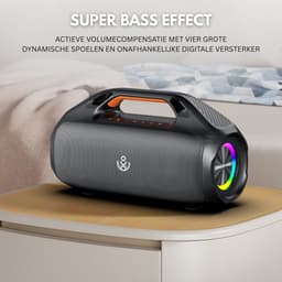 xdobo Kungfu Draadloze Bluetooth Speaker 160Watt - Deep Bass - TWS Connectie - Zwart — thumbnail 4