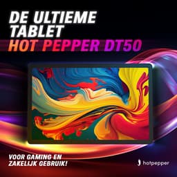 Hot Pepper DT50 Android Tablet 10 Inch - Met Toetsenbord en Tablet Hoes - 8 GB RAM - 256 GB Geheugen — thumbnail 3