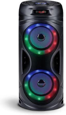Bluetooth Speaker met RGB Licht - Draagbare Partybox 4,5 Uur Batterijduur - Party Speaker met USB Ingang en TF-Kaart - 16 x 38.5 cm — thumbnail 1