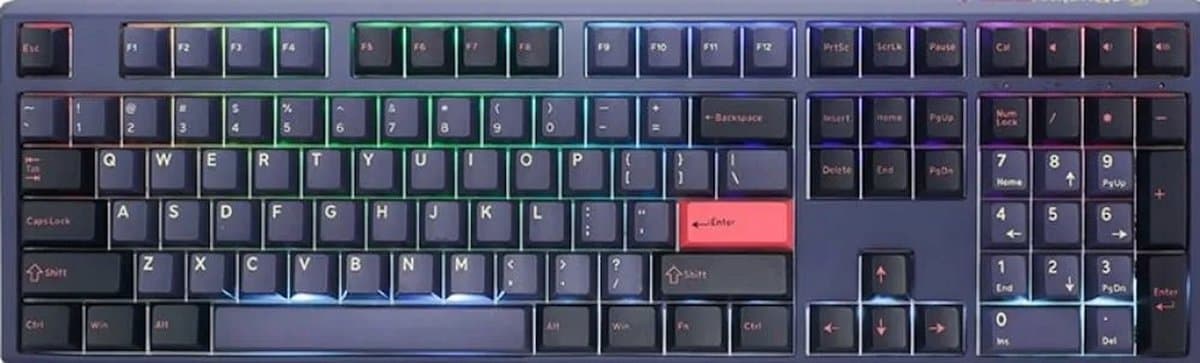 Ducky One 3 Cosmic HS MX Red RGB — afbeelding 1