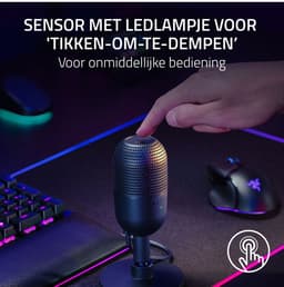 Razer Seiren V3 Mini - USB Gaming Microfoon - Ruisonderdrukking - PC - Zwart — thumbnail 5