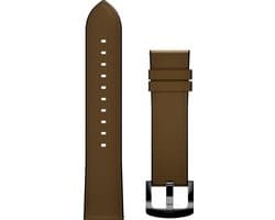 Maoo Smartwatch Bandje - Leer - Geschikt voor Maoo Titan & ProWatch - Universeel - 22mm - Bruin met Zwarte gesp