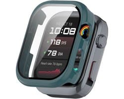 Strap-it Hard case hoesje met screen protector - geschikt voor de Huawei Watch D2 (groen)