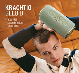 Fresh 'n Rebel Bold L3 - Waterdichte Bluetooth Speaker - Draadloos - 25 uur Speeltijd - Storm Grey — thumbnail 4