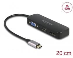Delock USB Type-C™ Adapter to VGA / HDMI / DisplayPort 4K 60 Hz