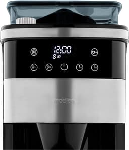 MEDION koffiezetapparaat met molen en thermoskan (1 liter, max. 8 kopjes, 8 maalinstellingen, max. 1000 watt, timer, LED-display, druppelstop, permanent filter, MD19911) — thumbnail 4