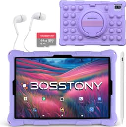 Bosstony Snelle Kids Tablet 10 inch - Ouderlijk Toezicht - 6000mAh Batterij - Android 13 - Incl Beschermpakket - Kindertablet vanaf 3 jaar - Tablet Kinderen — thumbnail 1