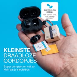 JLab JBuds Mini Draadloze Oordopjes - Bluetooth Oortjes Draadloos - 20 uur Batterijduur - Klein Design - Noise Cancelling Microfoon - Touch Sensoren - Multipoint - Zwart — thumbnail 5