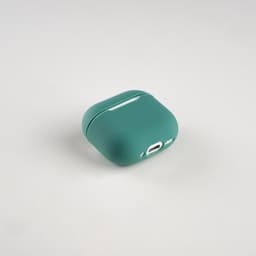 Hoesje in het Donker Groen geschikt voor Apple AirPods 4 - TCH - Beschermhoes - Siliconen - Case - Soft case — thumbnail 3