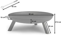 Tuinhaard 80 cm Berdsen: BD-882 — thumbnail 5