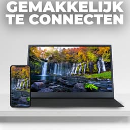 Denver Portable Monitor 15.6 Inch - Full HD - IPS Beeldscherm - Draagbare Gaming Monitor - HDMI - USB-C - PMO15602 - Model 2025 — thumbnail 7
