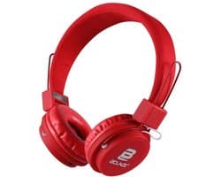 Bounce Ball Series – Bedrade On-ear koptelefoon - Rood - Bekabelde Opvouwbare Koptelefoon- 3,5mm audiokabel - Kabellengte: 1.20 m