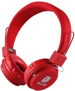 Bounce Ball Series – Bedrade On-ear koptelefoon - Rood - Bekabelde Opvouwbare Koptelefoon- 3,5mm audiokabel - Kabellengte: 1.20 m — thumbnail 1
