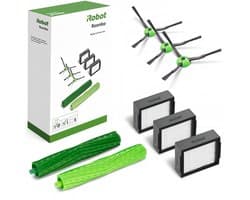iRobot Roomba i/e/j Serie - Onderhoudsset - Vervangingsonderdelen - Origineel, 2 rubberen borstels, 3 filters, 3 zijborstels,