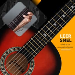 Finesse Akoestische Gitaar - met Videocursus - Nylon Snaren - Klassieke Gitaar - Gitaar Kind & Volwassenen — thumbnail 3