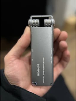 DrPhone MIC3 - Professionele Digitale Spraak gestuurde Audiorecorder met OLED scherm - Auto Opname - 32GB Opslag - Opname 1536Kbps DSP Ruisonderdrukking — thumbnail 2