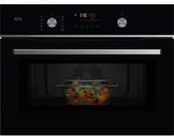 AEG OO5NK40WB 5000 serie CombiQuick - Inbouwoven - Heteluchtoven met Magnetron - 41 L — thumbnail 1