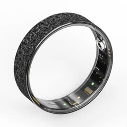 WizBay Premium Select® Zwarte FrostLook Smart Ring Dames Heren - Oplaad Case - Hypoallergeen - Hartslag & Slaap Monitor - IP68 Waterdicht - O2 Meting - Gesture Functie - Multiple Sport Modi - #11 — thumbnail 1