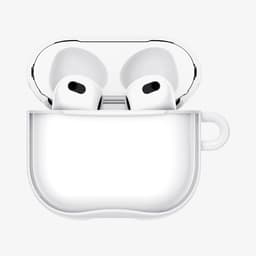 Spigen Ultra Hybrid - Hoesje Geschikt voor Apple AirPods 4 - Transparant Wit — thumbnail 4