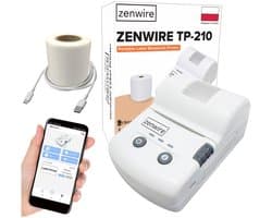 Mini Printer voor Mobiel - Zenwire - TP-210 - Mini Pocket Printer - Sticker printer - Printer Bluetooth Draadloos - Thermal printer - Draadloze Printer - Portable Printer - Voor Stickers/Labels/Foto's/Studienotities