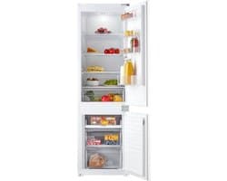 Inventum IKV1786D 178 cm energiezuinige inbouw koel-vriescombinatie - 251 liter - Koelkast met vriesvak 70 liter - Vershoudlade - Supervriezen - Led-verlichting - Deur op deur - Wit