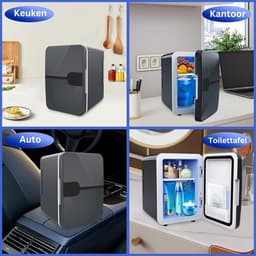 ApexArte® Mini Koelkast - Minibar - Skincare Fridge - Zwart — thumbnail 3
