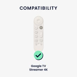 kwmobile hoes geschikt voor Google TV Streamer 4K - Siliconen anti-slip hoes voor afstandsbediening in pastelgroen — thumbnail 3