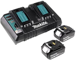 Makita DLM 382 PG2 accu grasmaaier 36 V ( 2x 18 V ) 38 cm 40 l + 2x accu 6.0 Ah + dubbele lader — thumbnail 2