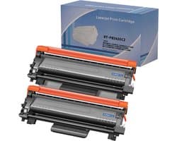 Tonercartridge geschikt voor Brother TN2420 Compatibel Brother MFC-L2710 MFC-L2730DW MFC-L2735DW MFC-L2750DW DCP-L2510D DCP-L2530DW DCP-L2537DW DCP-L2550DN HL-L2310D HL-L2350 HL-L2357DW HL-L2370DN HL-L2375DW - Pak 2 Zwart