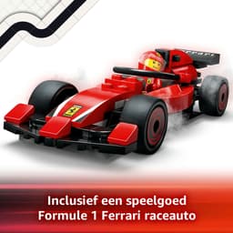 LEGO City - F1 pitstop en pitcrew met Ferrari auto Constructiespeelgoed — thumbnail 3