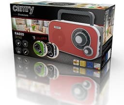 Camry CR 1140 R - Draagbare Radio - Rood — thumbnail 2