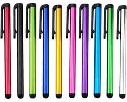 10-Pack Stylus Pennen – Compatibel met iPhone, iPad, Smartphones & Tablets
