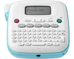 Brother P- Touch PT N20 - Labelprinter - Thermisch printen - 12 mm/sec - Azerty - Blauw, Wit