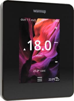 6iE Smart Wifi Thermostaat Elektrische vloerverwarming | Kleur: Onyx Black / Zwart | Warmup — thumbnail 1
