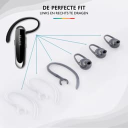 Zakelijke 5.0 Bluetooth headset Relave - Office - Auto - Werk - Zwart - Handsfree bellen - GSM - 24 uur bellen — thumbnail 4