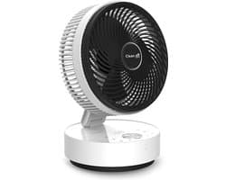 Clean Air Optima® CA-404W - Design Circulator Ventilator - Oscillatie 80º en 180º - Extreem stil - Slaapmodus - Luchtzuivering door Ionisator