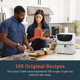 Cosori CP158-AF-RXW Airfryer – 5.5 l – 1700 W – Anti-aanbaklaag – BPA-vrij – Met display – Timerfunctie – Oververhittingsbeveiliging — thumbnail 13