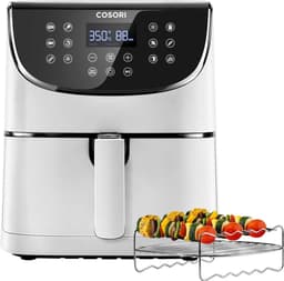 Cosori CP158-AF-RXW Airfryer – 5.5 l – 1700 W – Anti-aanbaklaag – BPA-vrij – Met display – Timerfunctie – Oververhittingsbeveiliging — thumbnail 7