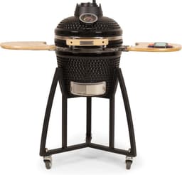 Patton Premium Kamado 16" - incl. Bluetooth kerntemperatuurmeter en LED verlichting - Medium - Ø34 cm - Zwart — thumbnail 1