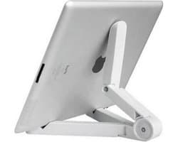 Tablet houder - Ideaal voor Thuiswerken - Telefoon tot 13 inch - Bureau - Slaapkamer - Keuken - wit